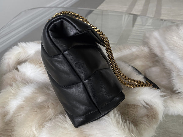 Saint Laurent 2023 Black Nappa Toy Loulou Puffer