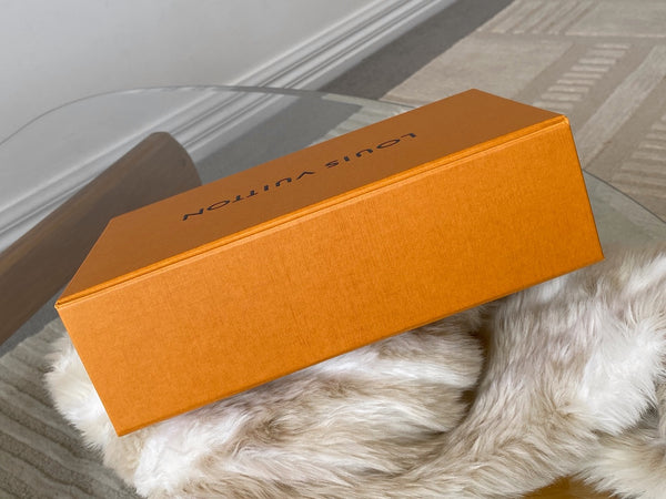 Louis Vuitton Medium Imperial Saffron Flap Storage Box