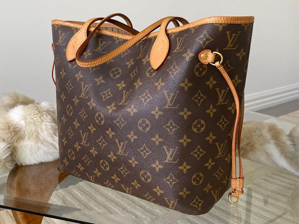 LOUIS VUITTON Bag | Monogram Beige Neverfull MM