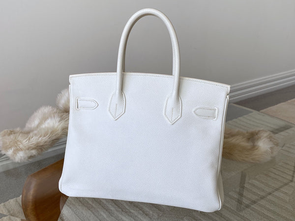 Hermès Blanc Epsom Birkin 30 PHW