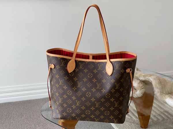 Louis Vuitton 2024 Monogram Cerise Neverfull MM