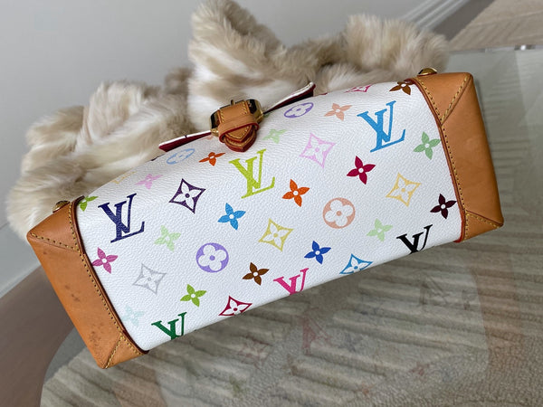 Louis Vuitton White Monogram Multicolour Eliza