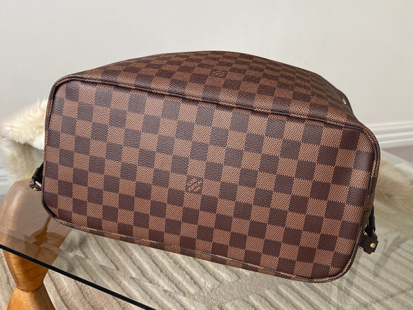 Louis Vuitton Damier Ebene Cerise Neverfull MM