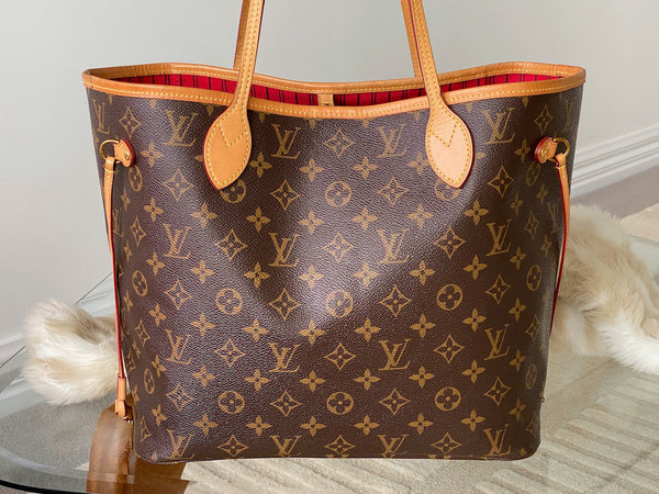 Louis Vuitton Monogram Cerise Neverfull MM