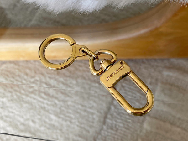 Louis Vuitton Gold-Tone Bolt Key Holder / Strap Extender