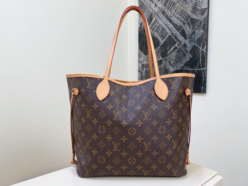 Louis Vuitton 2021 Monogram Beige Neverfull Pochette GM