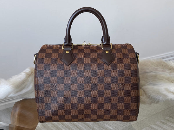 Louis Vuitton Damier Ebene Speedy Bandoulière 25