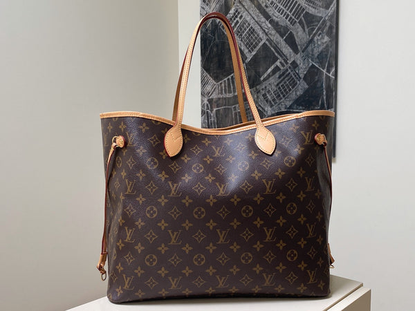 Louis Vuitton Monogram Beige Neverfull GM