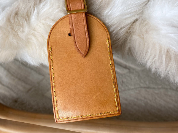 Louis Vuitton Vachetta Luggage Tag