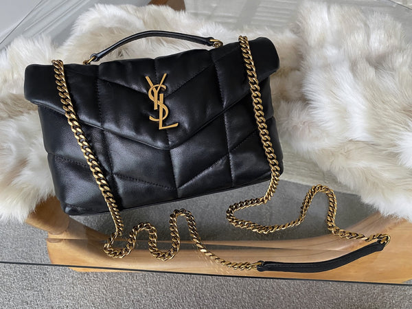 Saint Laurent 2023 Black Nappa Toy Loulou Puffer