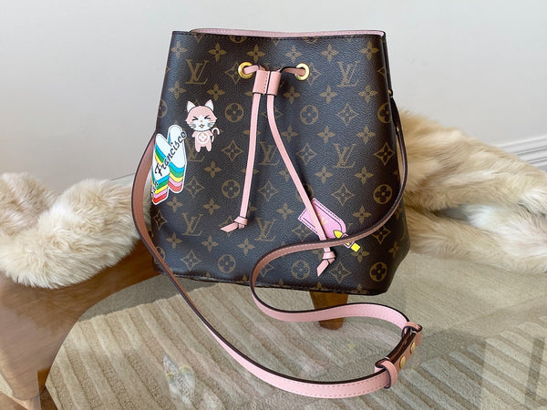 Louis Vuitton LE My LV World Tour Monogram Rose Poudre NéoNoé MM