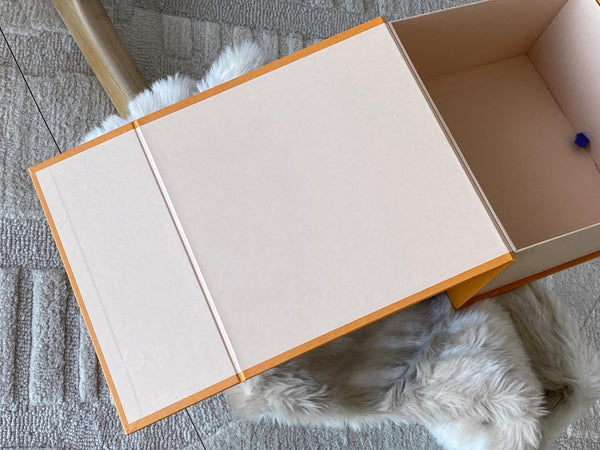 Louis Vuitton Medium Imperial Saffron Flap Storage Box