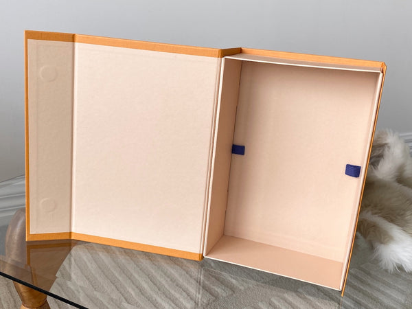 Louis Vuitton Medium Imperial Saffron Flap Storage Box