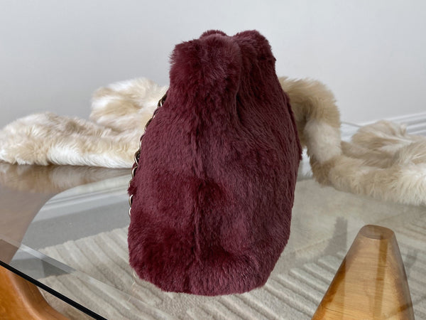 Chanel Bordeaux Lapin Chain Bag