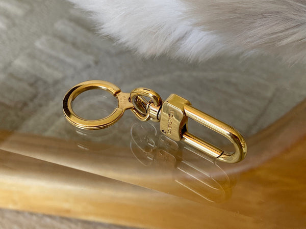 Louis Vuitton Gold-Tone Bolt Key Holder / Strap Extender