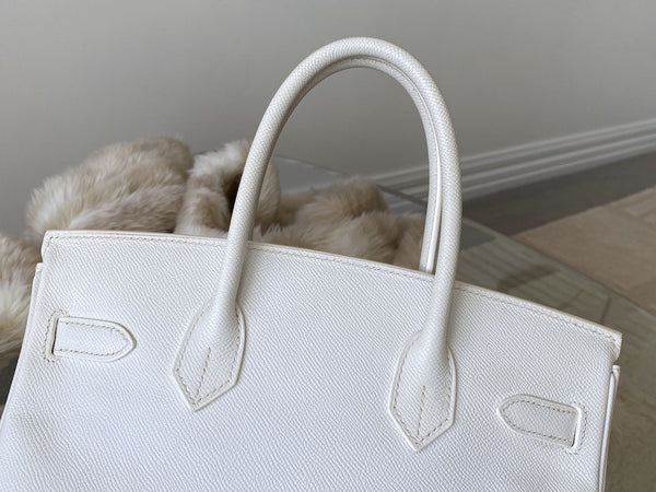 Hermès Blanc Epsom Birkin 30 PHW