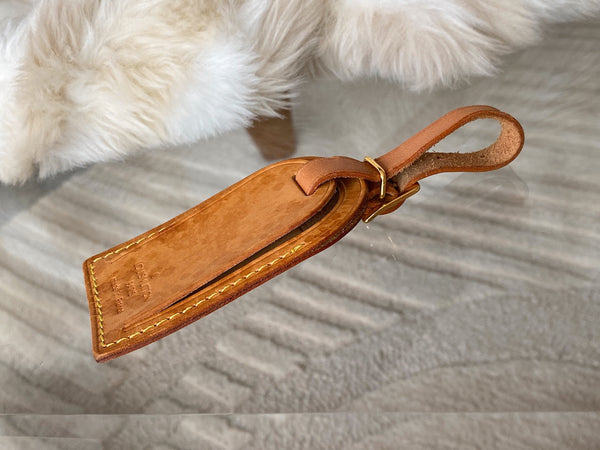 Louis Vuitton Vachetta Luggage Tag