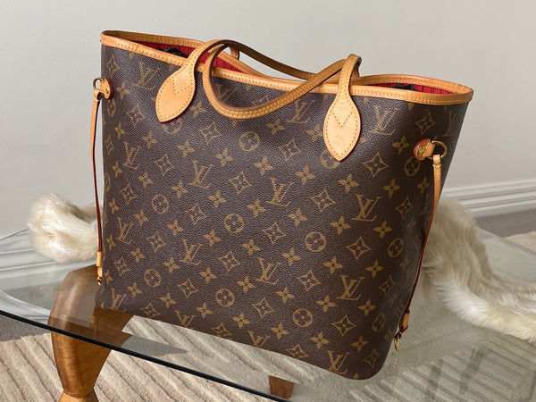 Louis Vuitton Monogram Cerise Neverfull MM