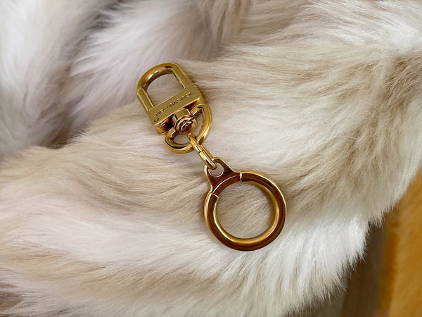 Louis Vuitton Gold-Tone Bolt Key Holder / Strap Extender