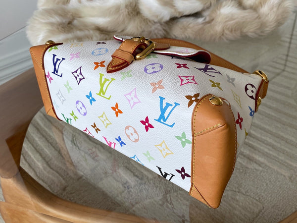 Louis Vuitton White Monogram Multicolour Eliza