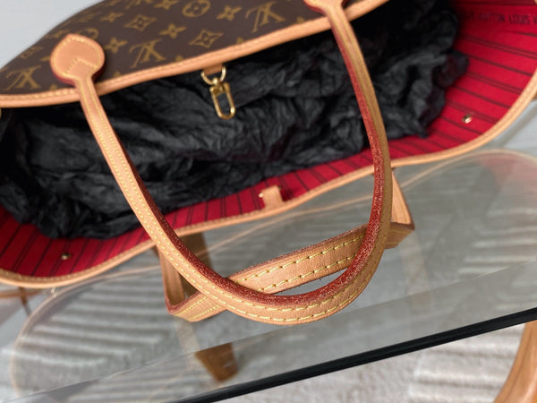 Louis Vuitton 2024 Monogram Cerise Neverfull MM