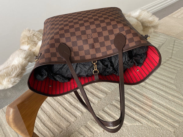 Louis Vuitton Damier Ebene Cerise Neverfull MM