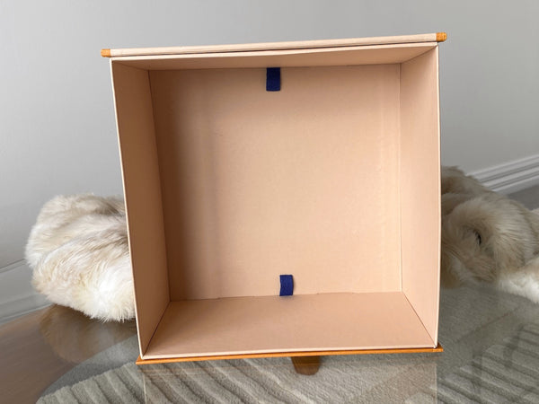 Louis Vuitton Medium Imperial Saffron Flap Storage Box