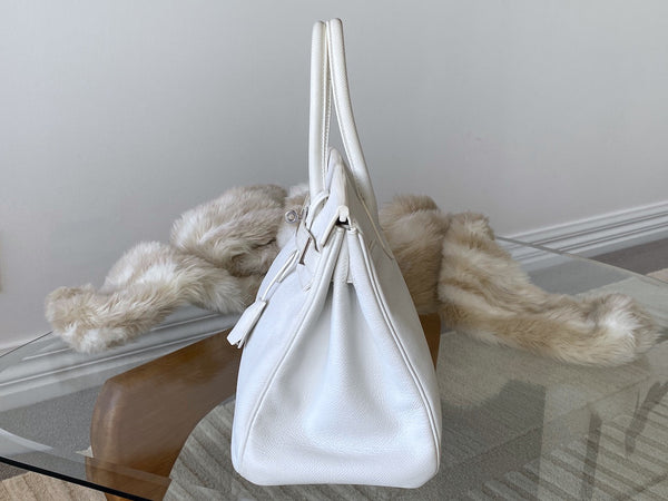 Hermès Blanc Epsom Birkin 30 PHW