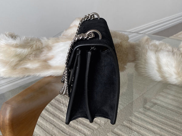 Gucci Black Suede Small Dionysus