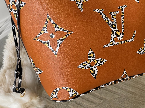 Louis Vuitton LE Monogram Giant Black Jungle Neverfull MM