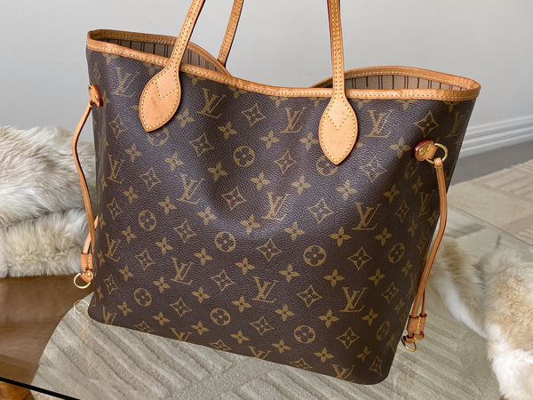 LOUIS VUITTON Bag | Monogram Beige Neverfull MM