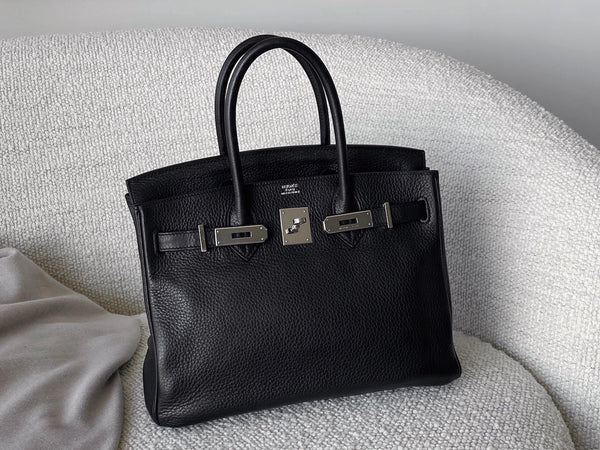 Hermès Noir Togo Birkin 30 PHW