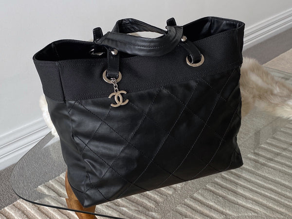 Chanel Black Paris-Biarritz Grand Shopping Tote