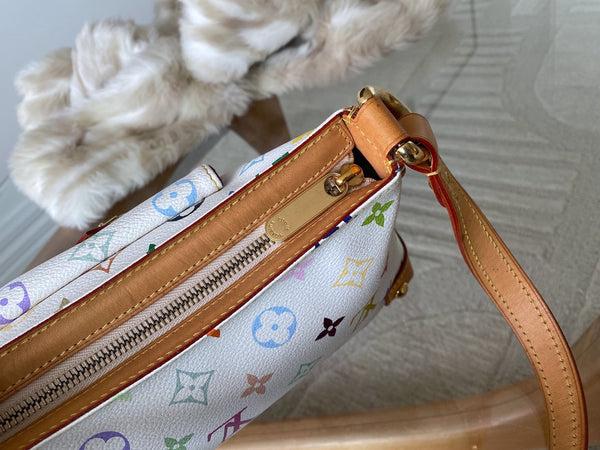Louis Vuitton White Monogram Multicolour Eliza