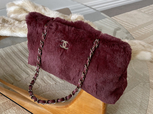 Chanel Bordeaux Lapin Chain Bag