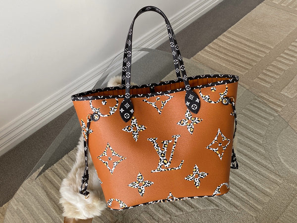 Louis Vuitton LE Monogram Giant Black Jungle Neverfull MM