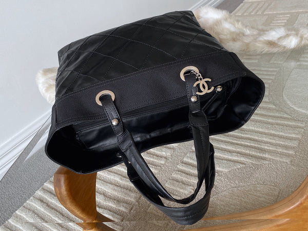 Chanel Black Paris-Biarritz Grand Shopping Tote