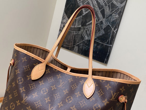 Louis Vuitton Monogram Beige Neverfull GM