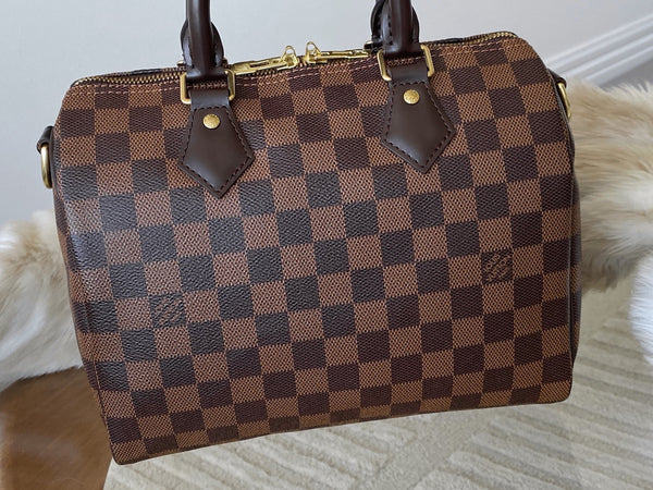 Louis Vuitton Damier Ebene Speedy Bandoulière 25