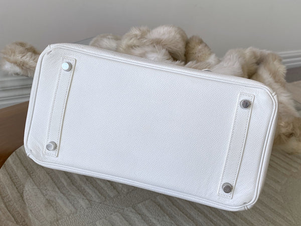 Hermès Blanc Epsom Birkin 30 PHW