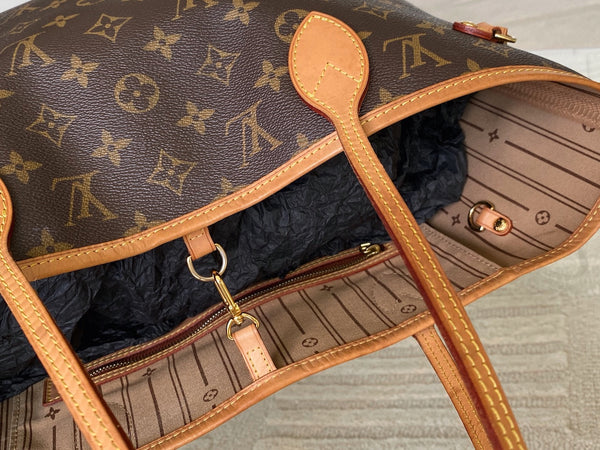 LOUIS VUITTON Bag | Monogram Beige Neverfull MM