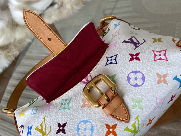 Louis Vuitton White Monogram Multicolour Eliza
