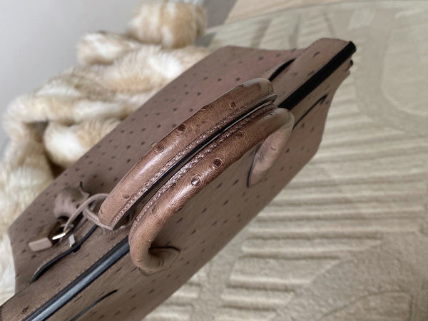Hermès Mousse Ostrich Birkin 30 PHW