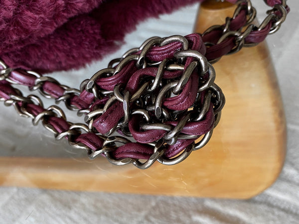 Chanel Bordeaux Lapin Chain Bag