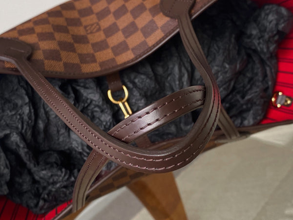 Louis Vuitton Damier Ebene Cerise Neverfull MM