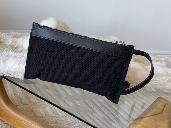 Balenciaga Black Canvas Small Cabas S Tote