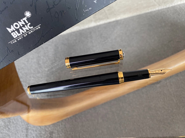 Montblanc Black Noblesse Oblige 585 14K Tip M Fountain Pen