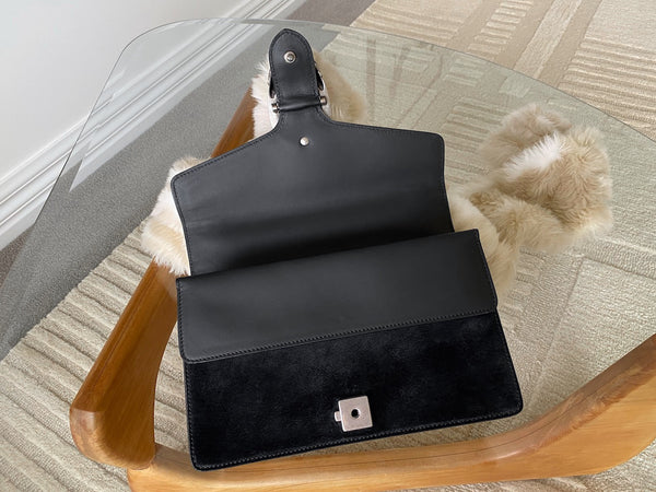Gucci Black Suede Small Dionysus