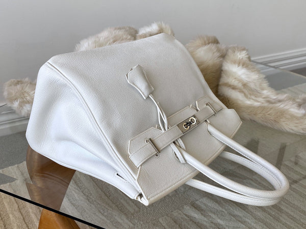 Hermès Blanc Epsom Birkin 30 PHW