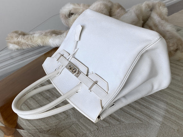 Hermès Blanc Epsom Birkin 30 PHW